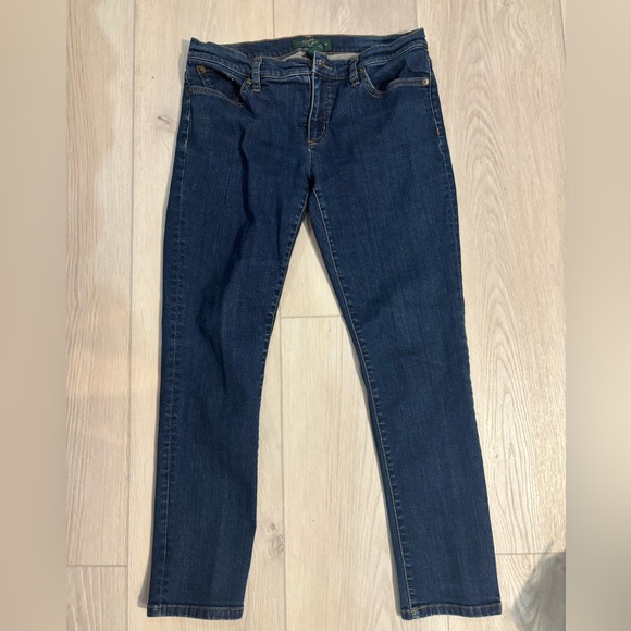Lauren Ralph Lauren Denim - Ralph Lauren Womens Blue Stretch Skinny Leg Jeans Mid Rise Size 6P